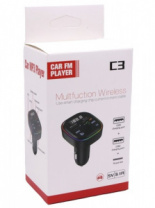 FM модулятор C3 Bluetooth LED черный