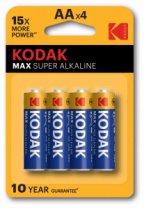 Батарейка Kodak Max Super Alkaline LR6-4BL