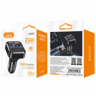 FM модулятор Jokade JH067 Bluetooth 2*USB+2*Type-C PD25W цвет чёрный, в коробочке