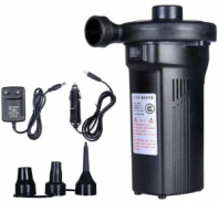 Компрессор Jerafishing HS-8401 аккумуляторный, насос-помпа 3 насадки, для матрасов/лодки ПВХ