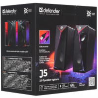 Акустическая система 2.0 Defender J5 USB черные