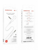 Кабель аудио AUX Borofone BL10 1м (белый)