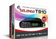 Цифровой ресивер SELENGA T81D DVB-T2/DVB-C цифровая приставка