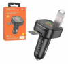 FM-модулятор Borofone BC43 Bluetooth  2USB, Micro USB, LED дисплей (черный)