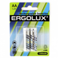 Аккумулятор Ergolux R06/AA 1500mAh Ni-Mh 2BL 1.2B