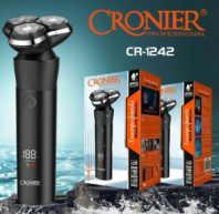 Бритва электрическая Cronier CR-1242 с дисплеем, 8W. 8500об/мин, тихая, с футляром