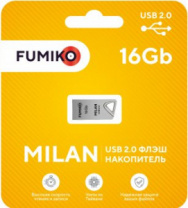 USB флэш-накопитель Fumiko Milan 16GB Silver USB2.0 mini