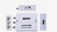 Переходник - конвертер из HDMI в AV 1080p (HDMI2AV), белый