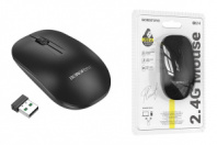 Мышь беспроводная Borofone BG14 черный 2.4G, 800/1200/1600