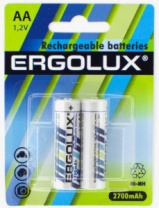 Аккумулятор Ergolux R06 Ni-MH (2700mAh) 2BL
