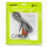 Кабель аудио-видео 3RCA-3RCA SmartBuy AV кабель 5 м, про-во Китай