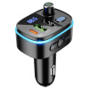 FM-модулятор Hoco E62 PD QC3.0 20W 2USB 2USB+Type-C LED дисплей (черный)