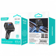 FM модулятор Kakusiga KSC-1985 Bluetooth 2*USB+2*Type-C PD цвет чёрный, в коробочке