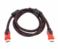 Кабель HDMI-HDMI ver1.3 150см, черно-красный